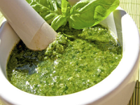 pestoconNueces  Pesto Albahaca con Nuez